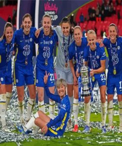 Football Club Chelsea Ladies Diamond Paintings