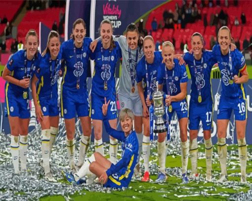 Football Club Chelsea Ladies Diamond Paintings