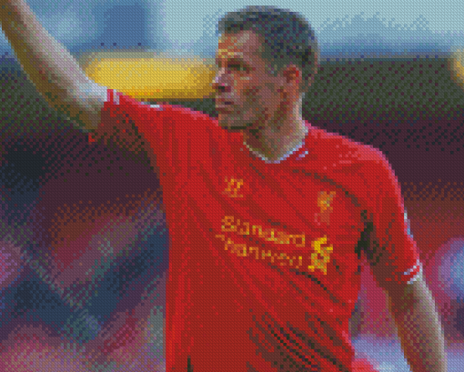 Football Player Jamie Carragher Diamond Paintings