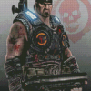 Gears Of War Game Marcus Fenix Diamond Paintings