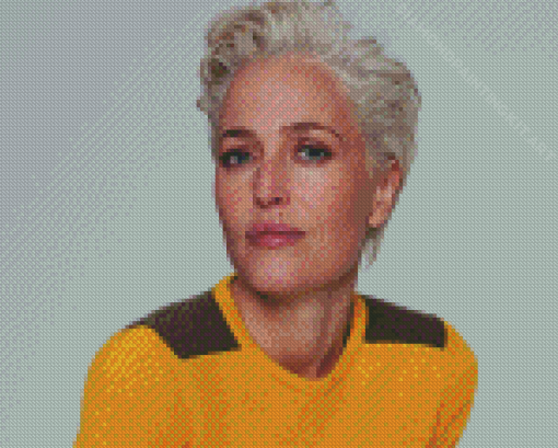 Gillian Anderson With Short Hair Diamond Paintings