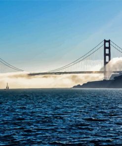 Golden Gate Bridge In Fog Diamond Paintings