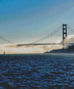 Golden Gate Bridge In Fog Diamond Paintings