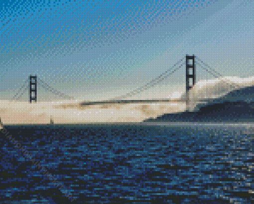 Golden Gate Bridge In Fog Diamond Paintings