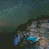 Grotto At Night Tobermory Diamond Paintings