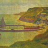 Harbour At Port En Bessin At High Tide By Georges Seurat Diamond Paintings