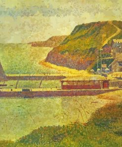 Harbour At Port En Bessin At High Tide By Georges Seurat Diamond Paintings