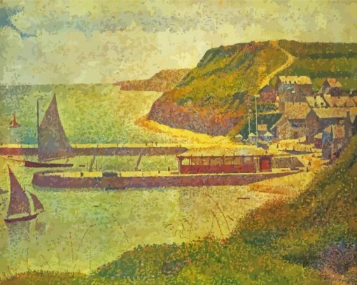 Harbour At Port En Bessin At High Tide By Georges Seurat Diamond Paintings