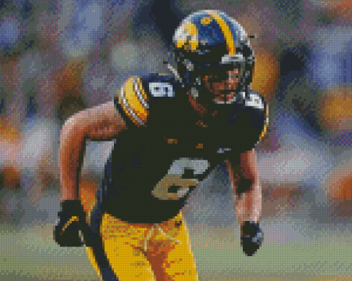 Iowa Hawkeyes American Footballer Diamond Paintings