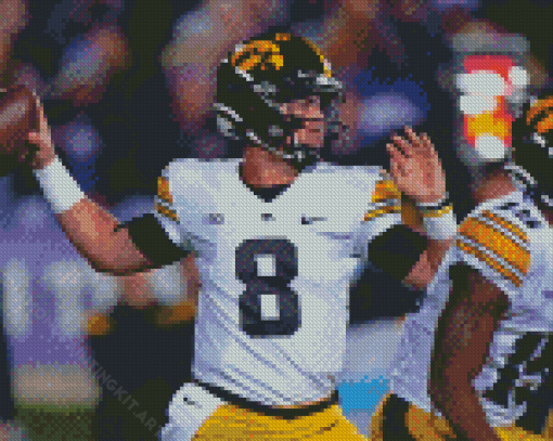 Iowa Hawkeyes Footballers Diamond Paintings