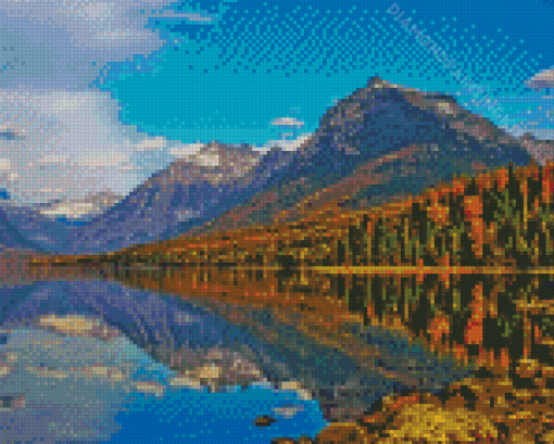 Lake McDonald In Montana Diamond Paintings