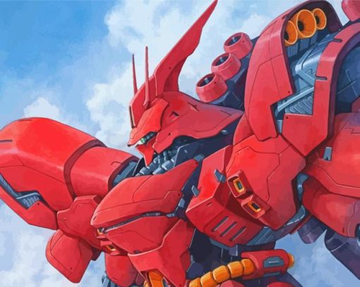 MSN 04 Sazabi The Gundam Diamond Paintings