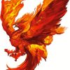 Magical Fire Bird Diamond Paintings