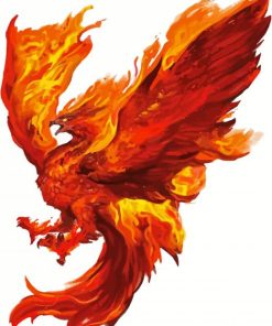 Magical Fire Bird Diamond Paintings