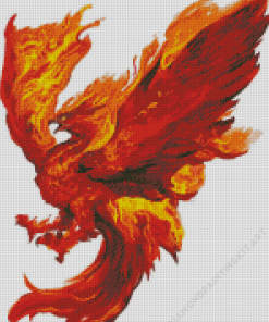 Magical Fire Bird Diamond Paintings