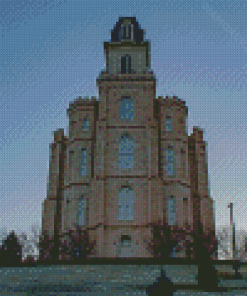 Manti Temple In Utah Diamond Paintings