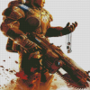 Marcus Fenix Gears Of War Game Diamond Paintings