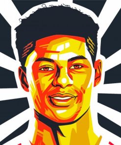 Marcus Rashford Art Diamond Paintings