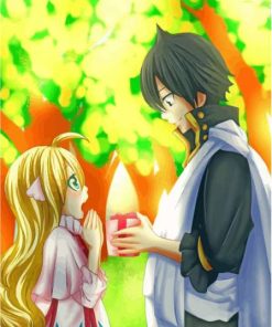 Mavis And Zeref Anime Characters Diamond Paintings