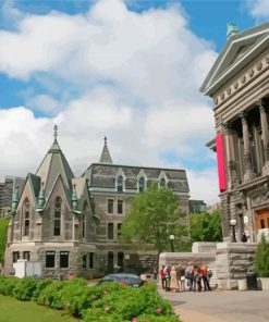 McGill University Building Diamond Paintings