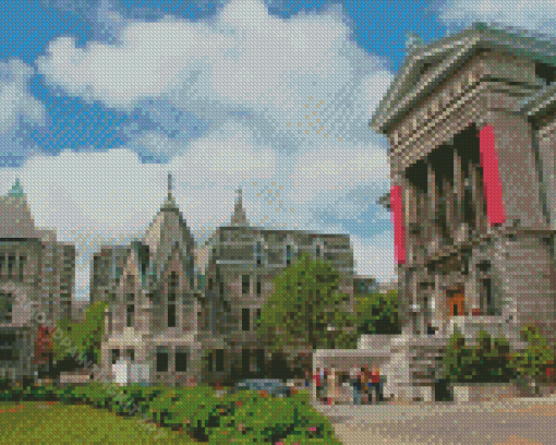 McGill University Building Diamond Paintings