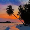 Meeru Island Sunset Diamond Paintings