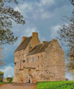 Midhope Castle Scotland Buildings Diamond Paintings