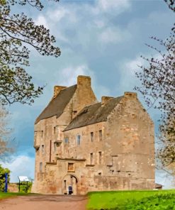 Midhope Castle Scotland Buildings Diamond Paintings