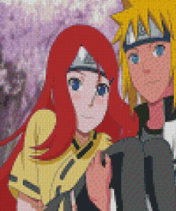 Minato X Kushina Characters Diamond Paintings