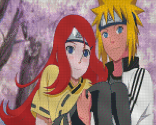 Minato X Kushina Characters Diamond Paintings