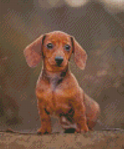 Miniture Dashund Dog Diamond Paintings