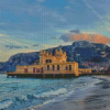 Mondello Beach Italy Diamond Paintings