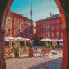 Montauban National Square In France Diamond Paintings