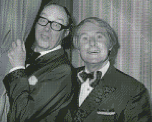 Morecambe And Wise In Black And White Diamond Paintings