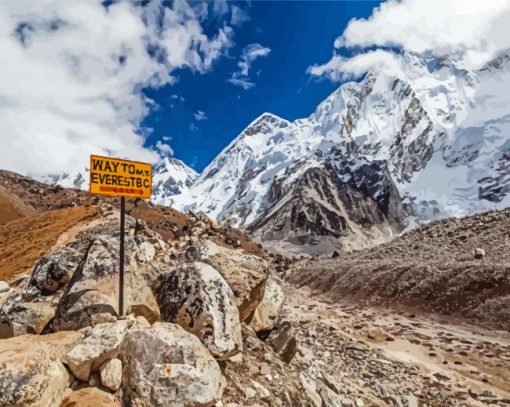 Mount Everest Base Camp Diamond Paintings