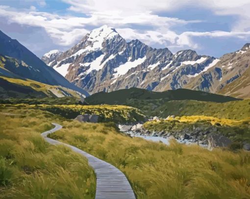 Mount Cook National Park Diamond Paintings