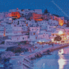 Naxos Island At Night Diamond Paintings