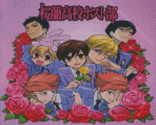 Ouran Host Club Poster Diamond Paintings