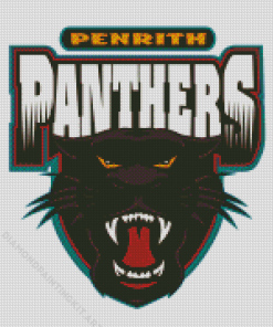 Penrith Panthers Logo Diamond Paintings