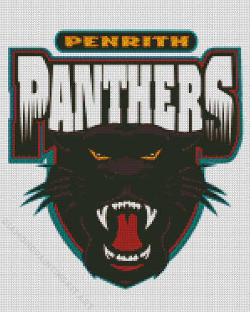 Penrith Panthers Logo Diamond Paintings