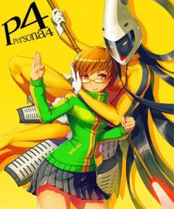 Persona 4 Chie Satonaka And Tomoe Diamond Paintings