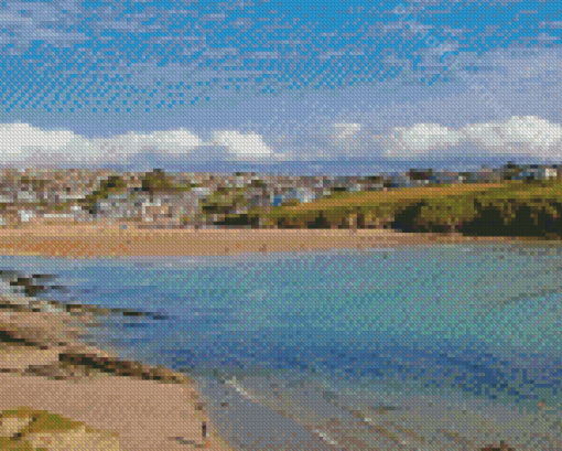 Porth Town Landscape Diamond Paintings