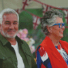 Prue And Paul Hollywood From Great British Baking Show Diamond Paintings