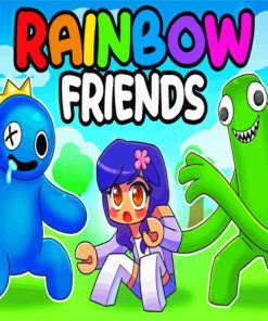 Rainbow Friends Cartoon Diamond Paintings