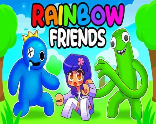 Rainbow Friends Cartoon Diamond Paintings