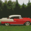 Red 55 Chevy Car Diamond Paintings