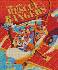 Rescue Rangers Poster Diamond Paintings