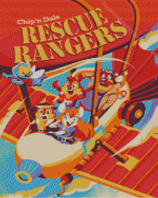 Rescue Rangers Poster Diamond Paintings