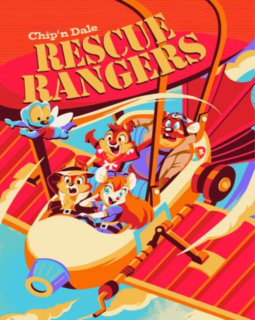 Rescue Rangers Poster Diamond Paintings