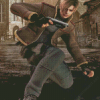 Resident Evil 4 Leon Kennedy Diamond Paintings